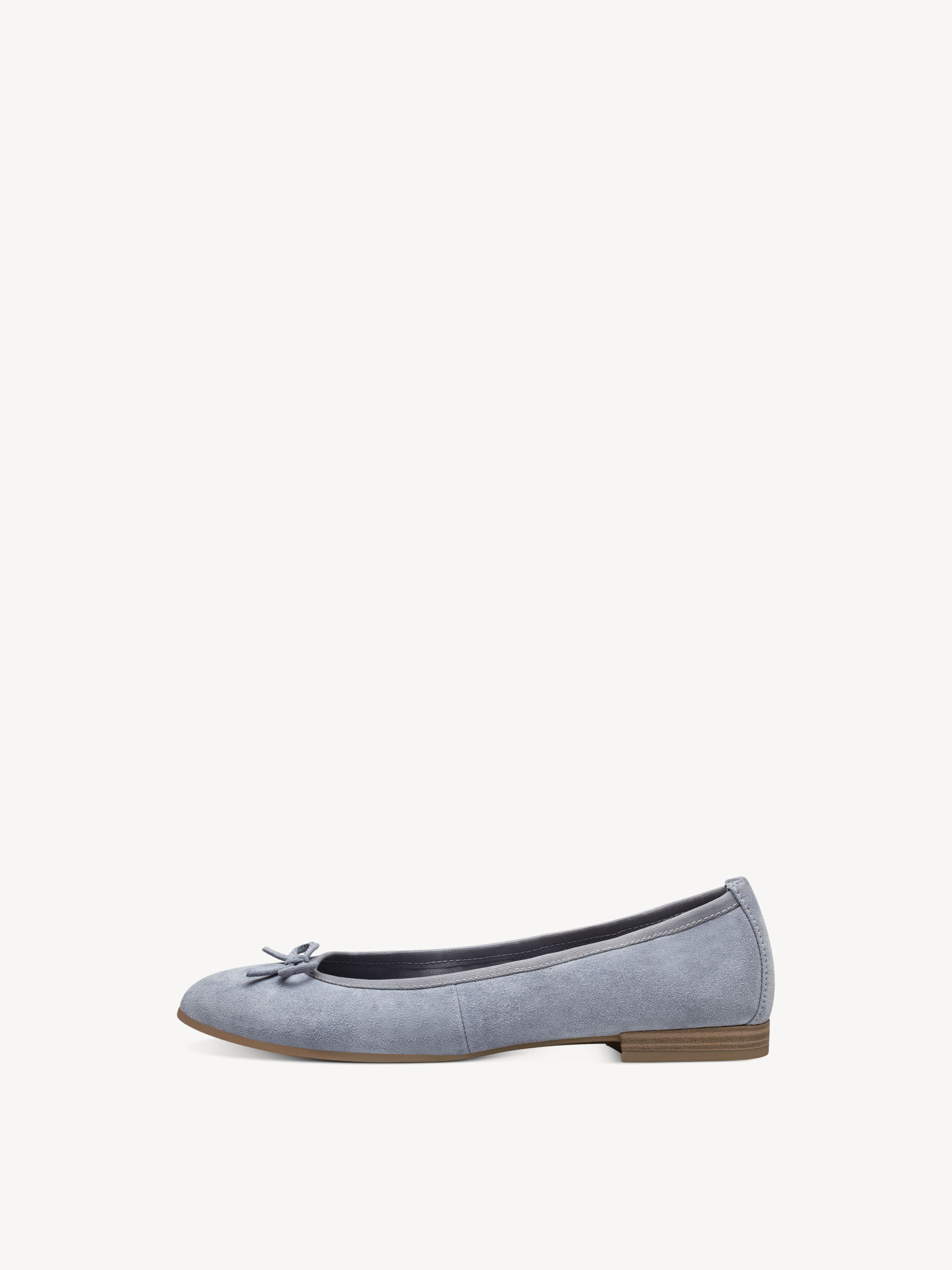 Ballerine en cuir - bleu