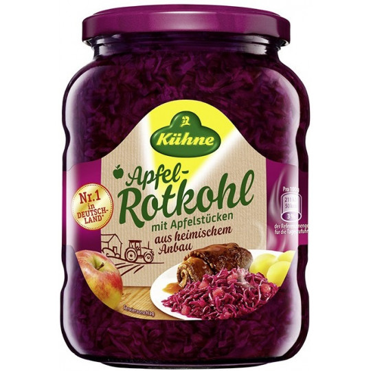 Kühne Apfelrotkohl der Klassiker 680G