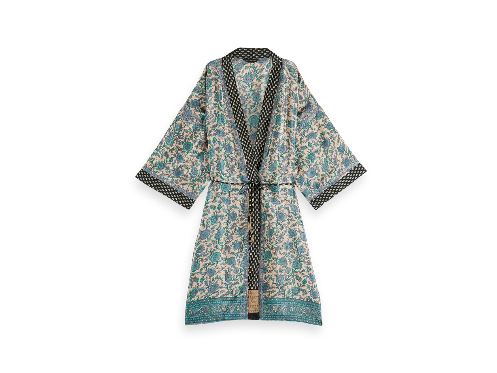 Jaypur Saree Kimono Bleu Lavande