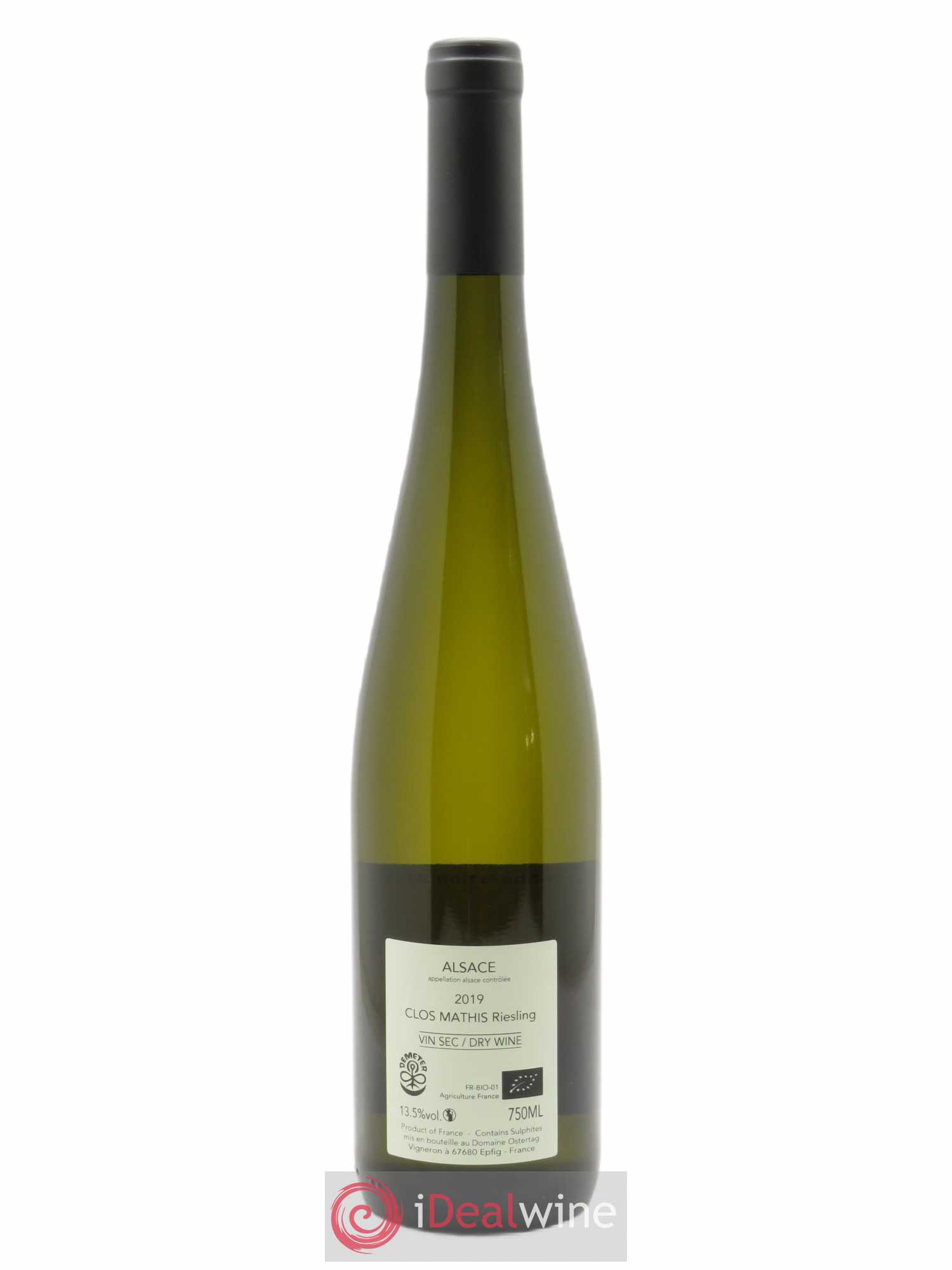 Riesling Clos Mathis Ostertag (Domaine)  2019 - Lot de 1 Bouteille