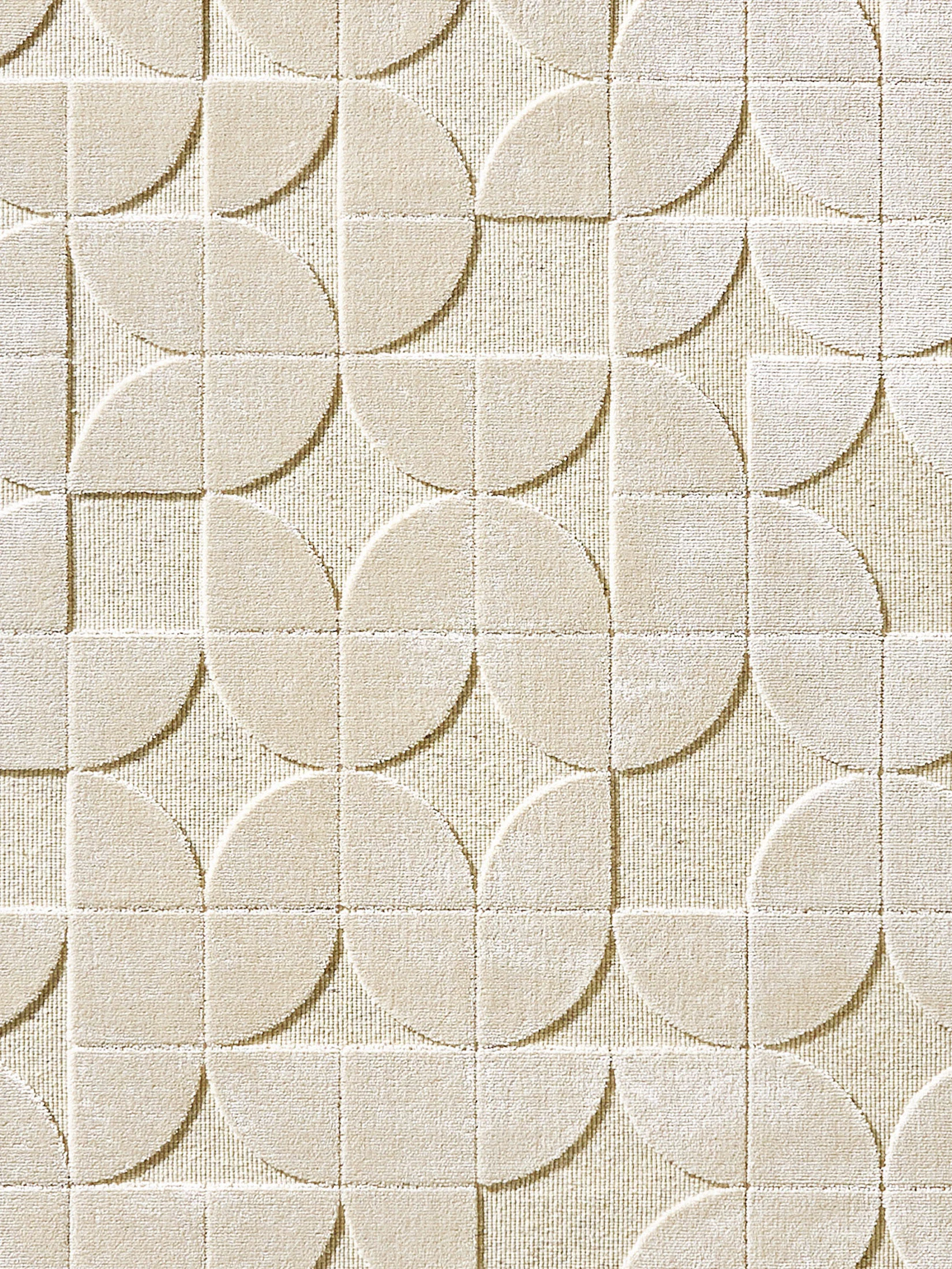 Butterfield Moderner Teppich, Creme