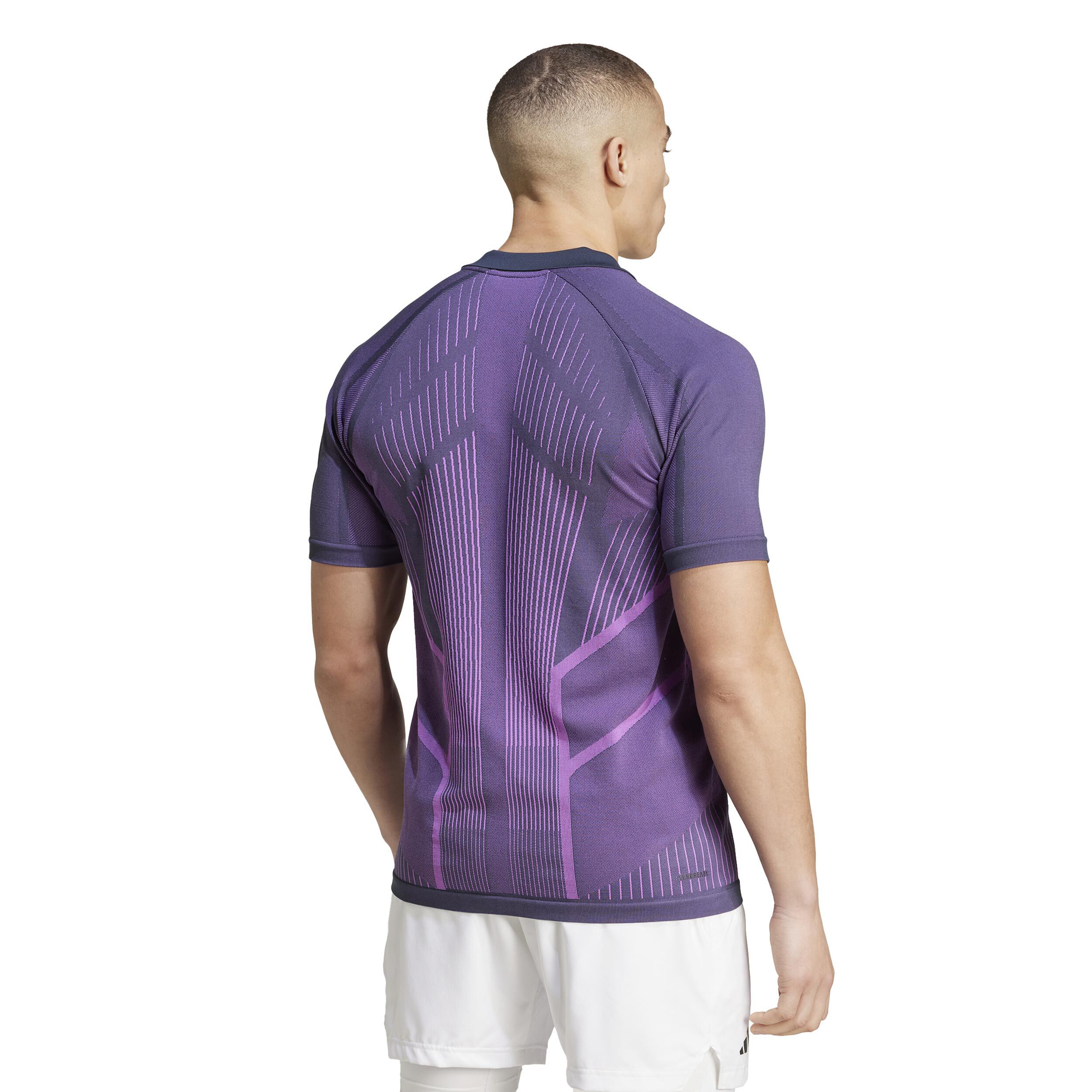 Seamless Pro Polo Herren - Lila, Berry
