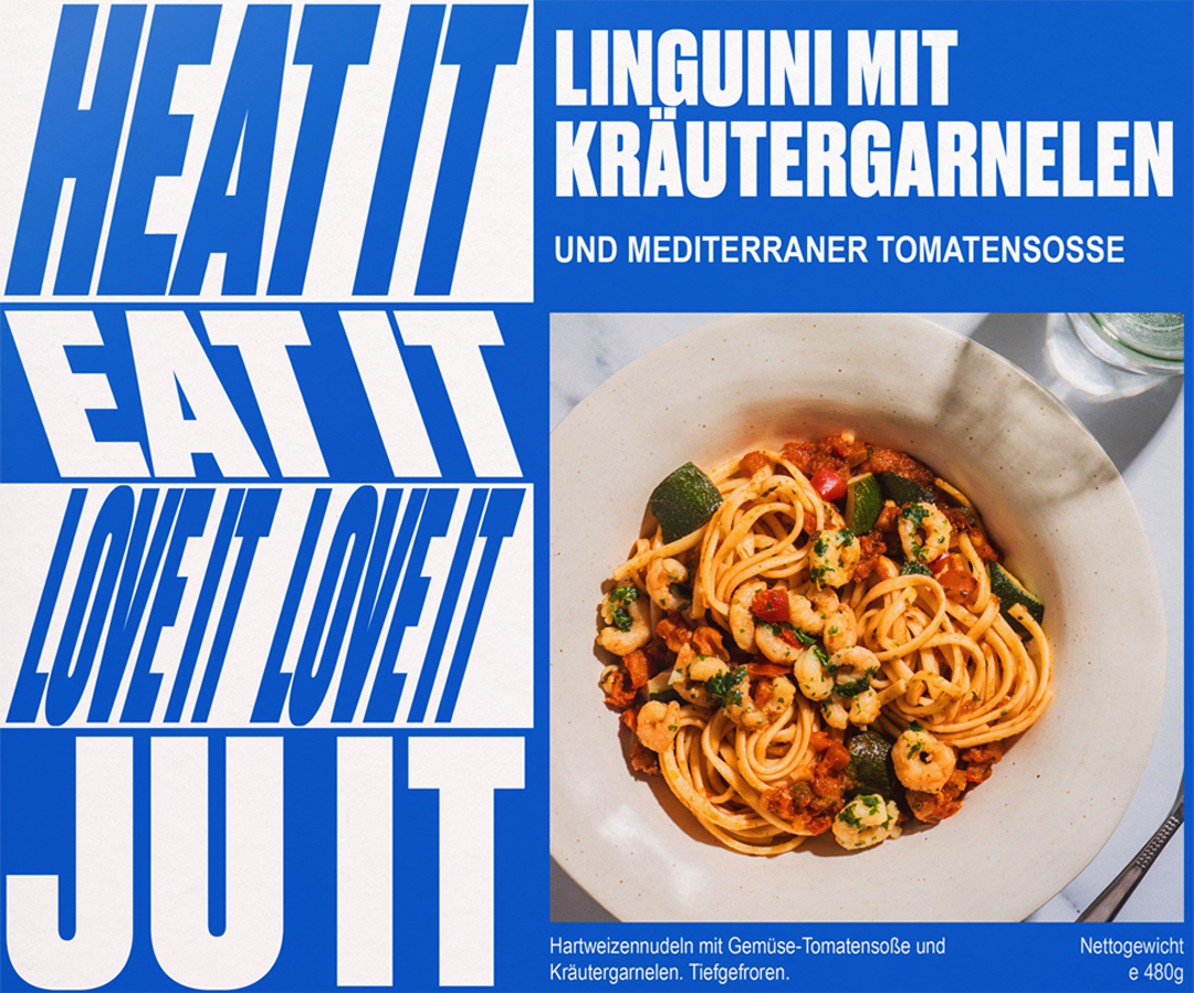 Juit Linguini mit Kräutergarnelen