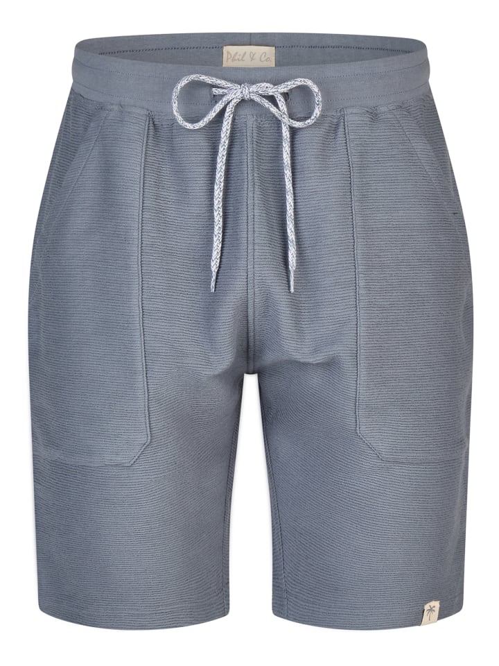 Phil & Co. Berlin  Pyjama Shorty in marine-blau günstig kaufen