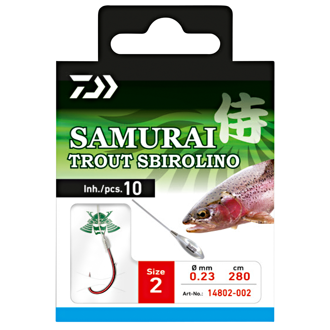 Daiwa Forellenhaken Samurai Sbiro