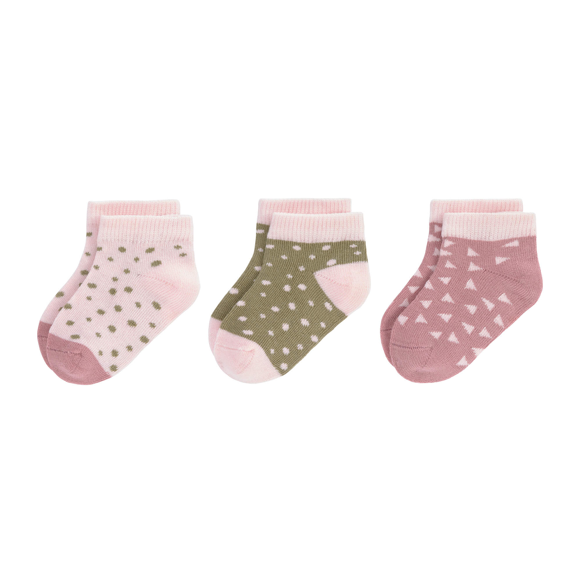 Kinder Sneaker Socken (3er-Set), Cinnamon