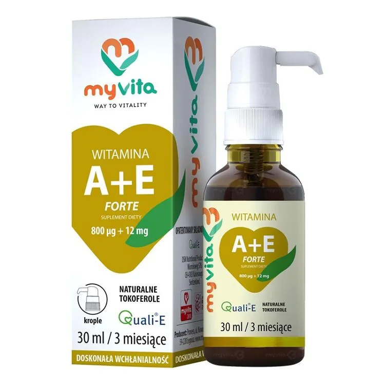 Σταγόνες βιταμίνης A + E MyVita 30 ml