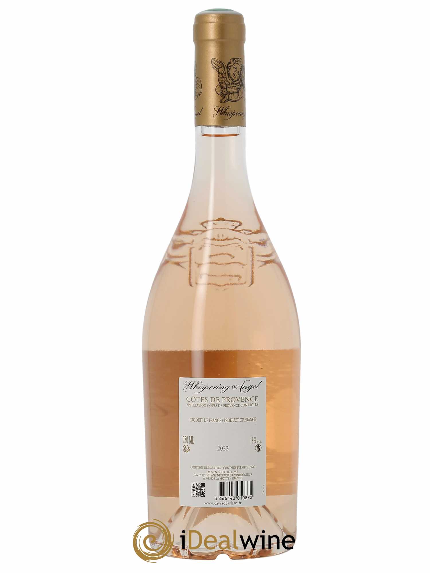 Côtes de Provence Whispering Angel Château d'Esclans  2022 - Lot de 1 Bouteille