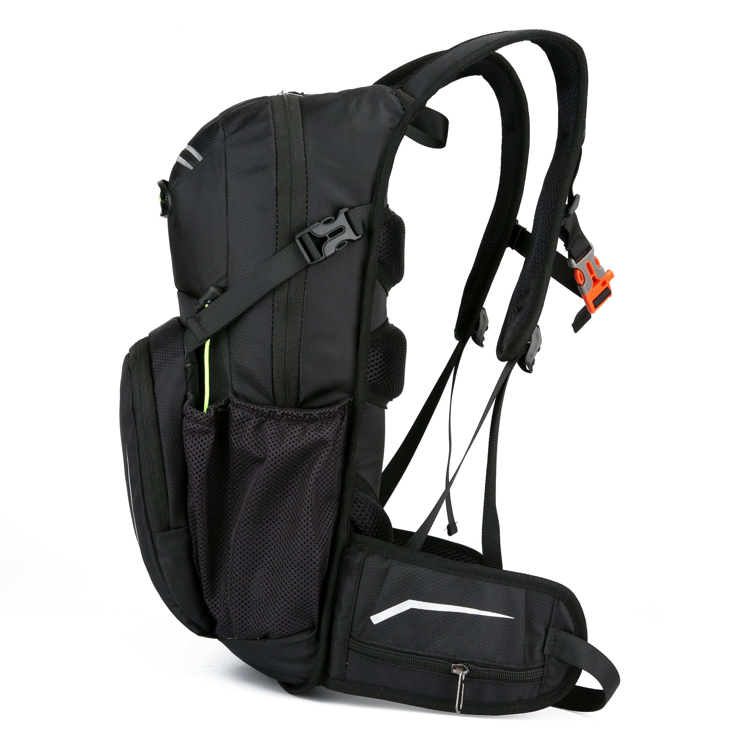 RAIKOU Fahrradrucksack 18L Reflexstreifen Helmabdeckung Trinkrucksack Wasserdicht, Radsport Hydration