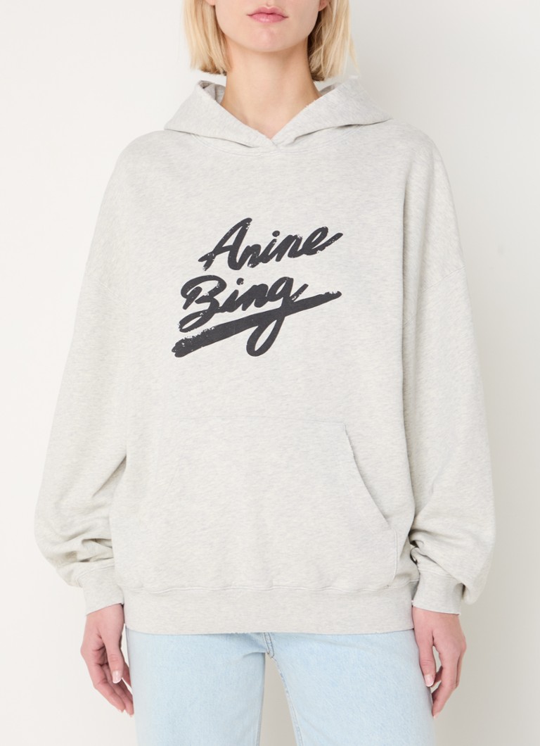 Hanorac cu imprimeu Anine Bing Harvey Logo