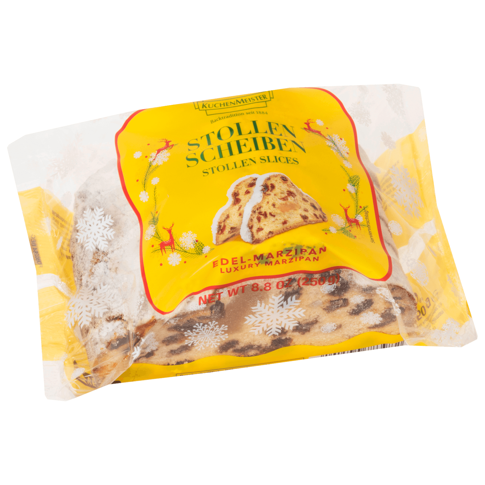 Kuchenmeister Edel-Marzipan-Stollenscheiben 250g