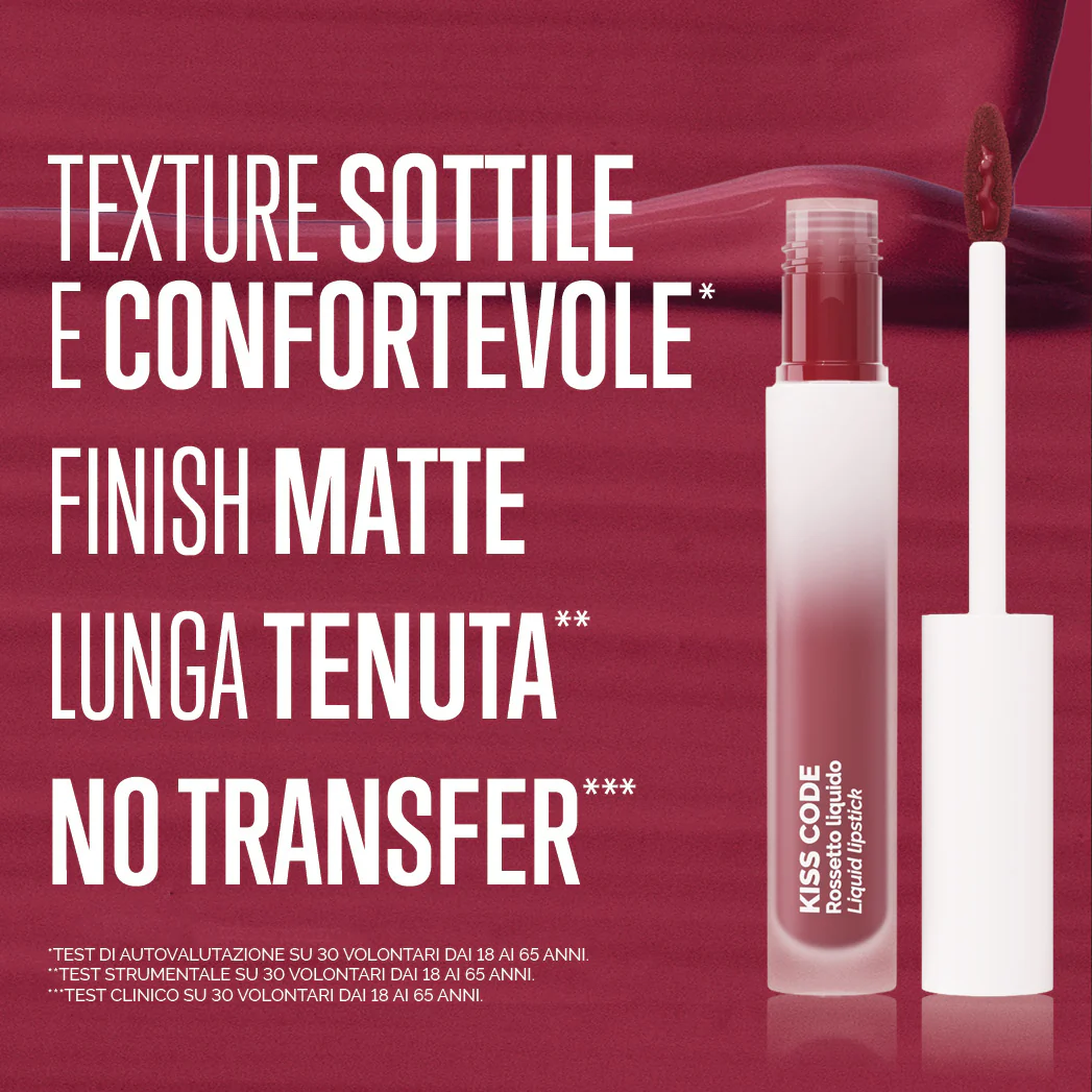 KISS CODE Lips - Lápiz labial, Lápiz labial mate