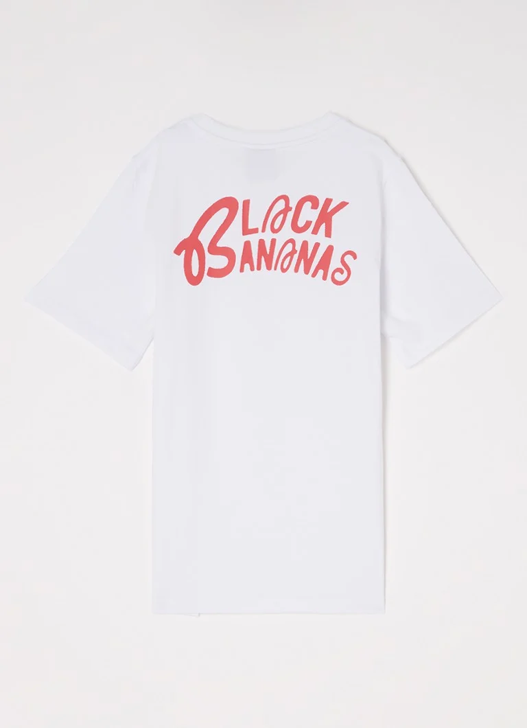 Black Bananas  Fiesta T-shirt met logo- en backprint