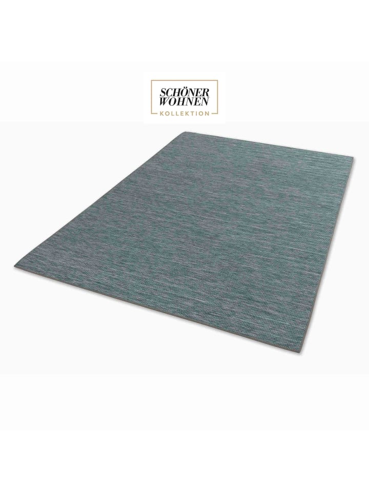Schöner Wohnen Kollektion Outdoor Teppich PARKLAND in Türkis günstig kaufen