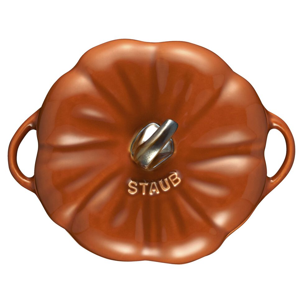 Cocotte 12 cm, Kürbis, Zimt, Keramik