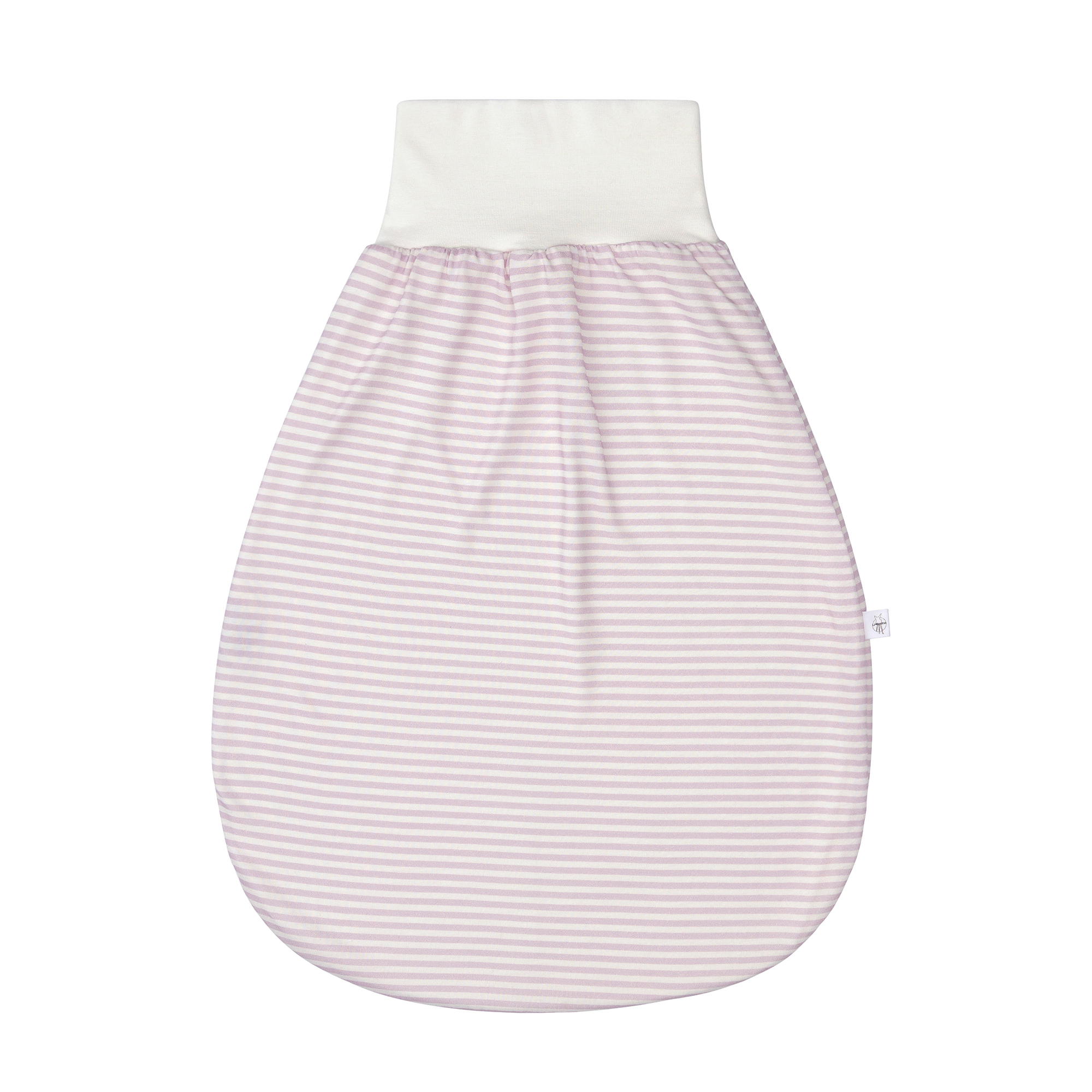 Baby Strampelsack 0,5 TOG - Gestreift, Lila Milky