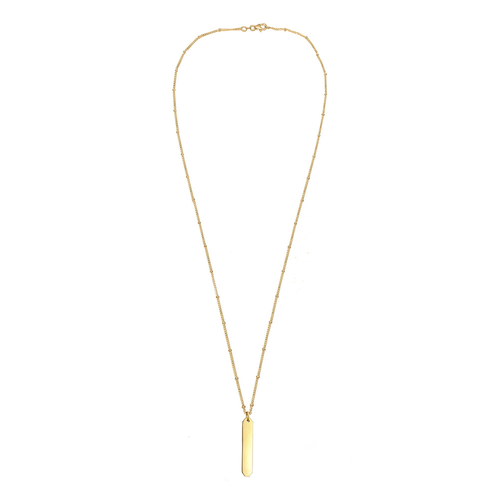 Elli Elli Collier Collier Pendentif Géo Minimal Basic Femme - (925/1000) Argent Bijoux