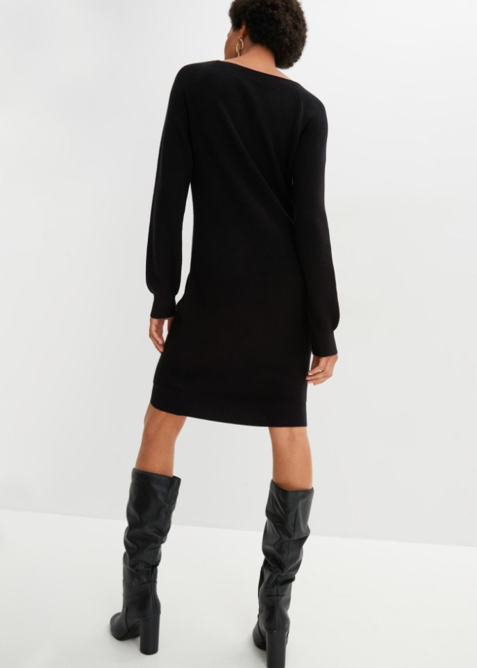 Strickkleid, Spitze