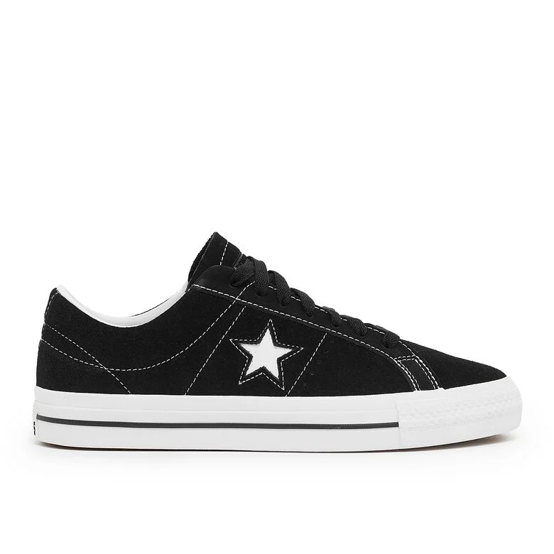 Converse Cons One Star Pro Suede black/black/white