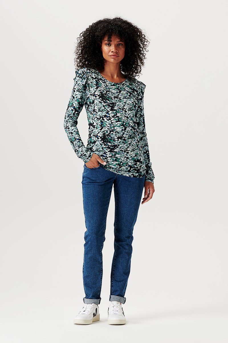 Noppies Umstandsshirt Noppies Langarmshirt Spiro (1-tlg)