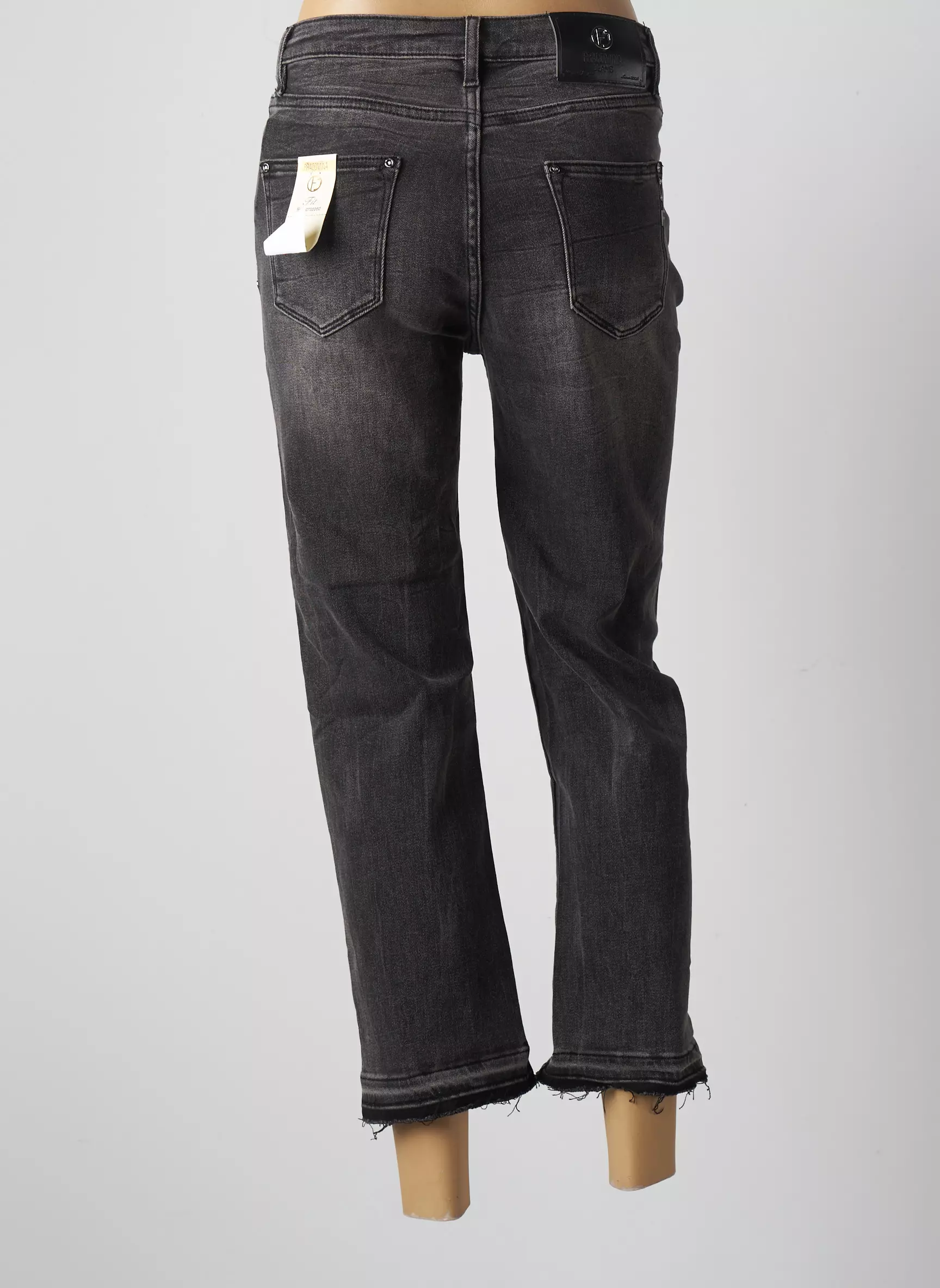 Fracomina Jeans Coupe Droite Femme couleur noir