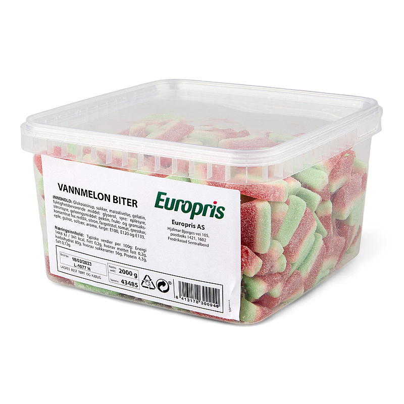 KnallGodt Vannmelonbiter 2,0 kg