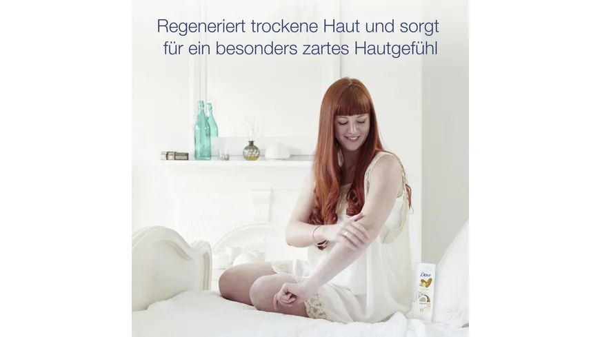 Dove Body Love Regenerierende Pflege Body Lotion mit Kokos- & Mandelduft 400 ml