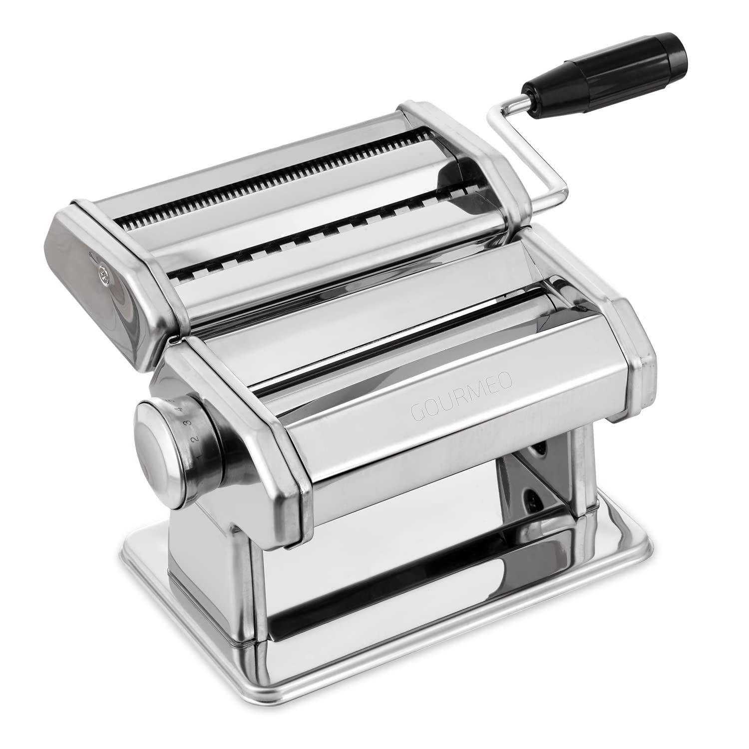 GOURMEO Nudelmaschine PAGILO Nudelmaschine - 9 Stufen für Pasta, PAGILO Pasta Maker - 9 Einstellungen für hausgemachte Nudeln