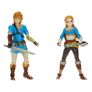 The Legend of Zelda Actionfiguren 2er-Pack - Prinzessin Zelda, Link