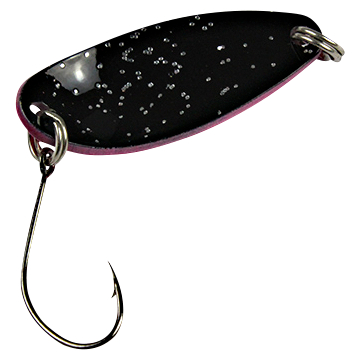 FTM Trout Spoon Break (2,2 g Schwarz/Pink UV)