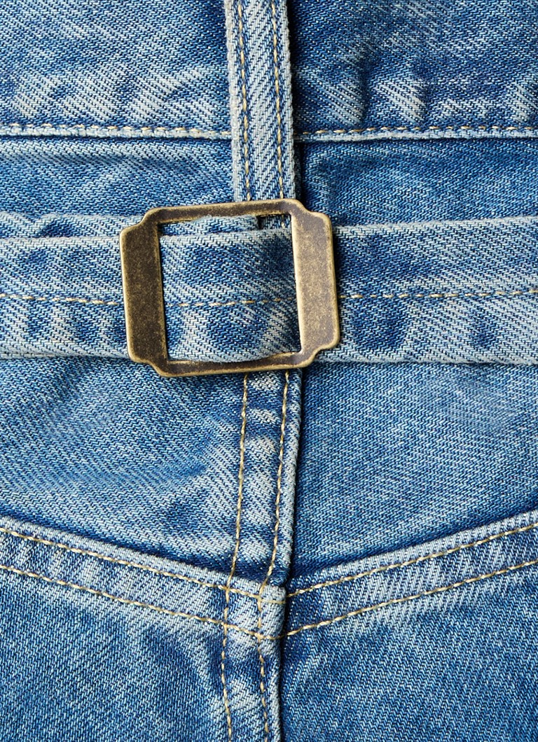 Maison Margiela Leveälahkeiset farkut, keskikova pesu