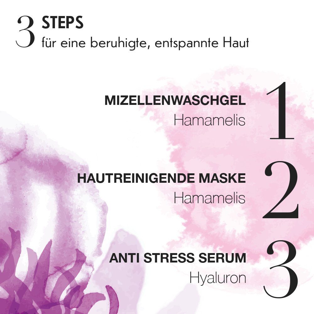 VANDINI Gesichtsmaske ANTI STRESS 3-Step Maske, 1-tlg.