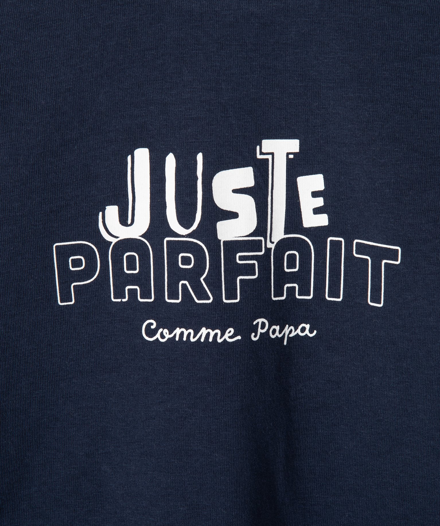 Tee-shirt à manches longues avec message bébé Garçon marine | GEMO