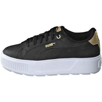 PUMA Karmen Distressed Sneaker in schwarz