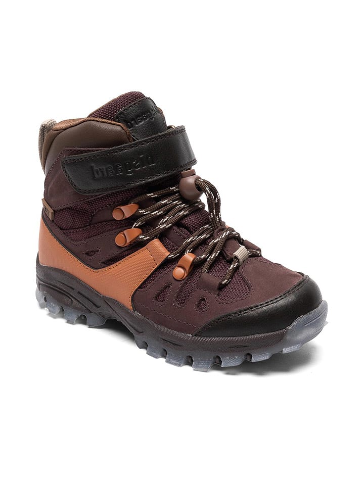 bisgaard Wanderschuhe in Lila/ Braun/ Orange günstig kaufen