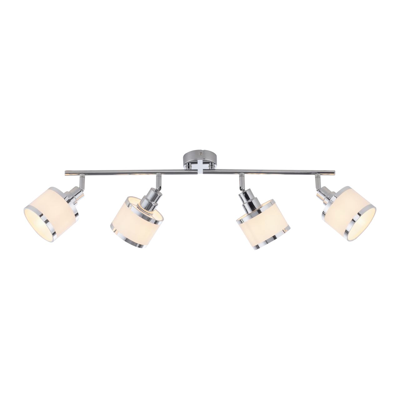 JUST LIGHT LeuchtenDirekt Deckenleuchte ACCOR,  4xE14 max. 25 W, Innenleuchte, IP20, dreh- und schwenkbar