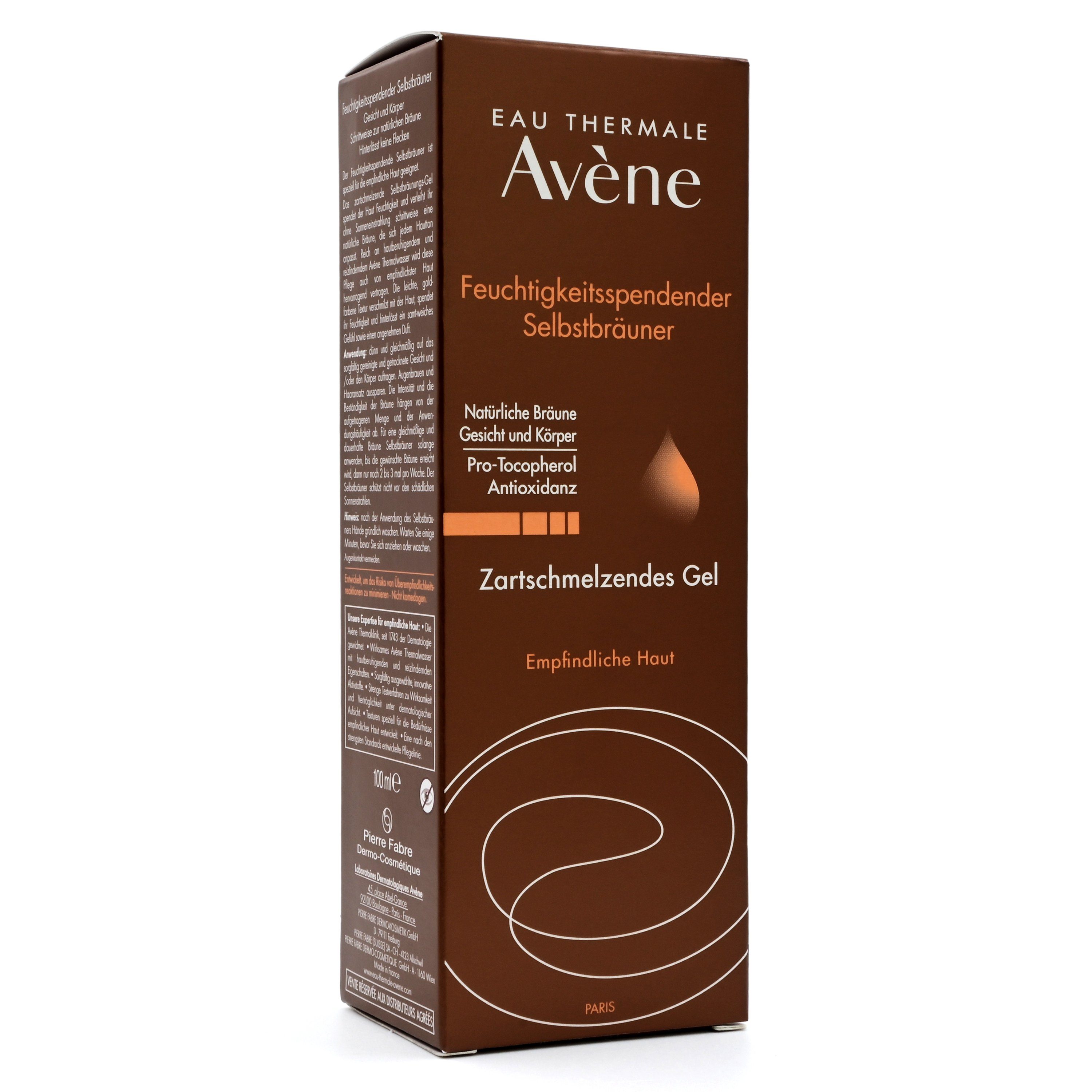 Avene Selbstbräunungsgel AVENE Selbstbräuner Gel feuchtigkeitsspendend 2010 - 100 ml