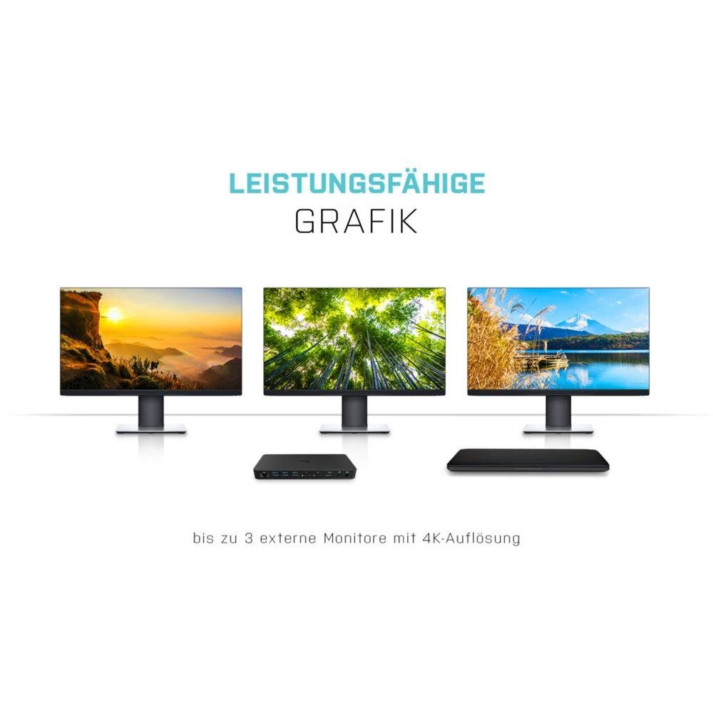 I-TEC Laptop-Dockingstation USB-C/Thunderbolt Triple Display Docking Station + Power Delivery 100W