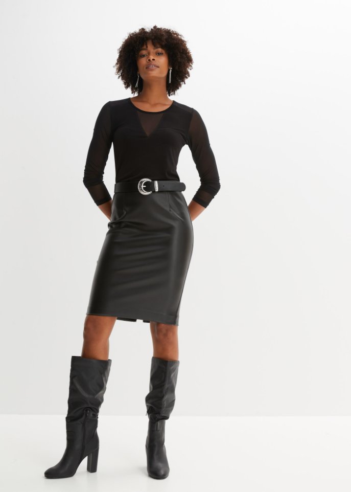 Langarmshirt, Mesh