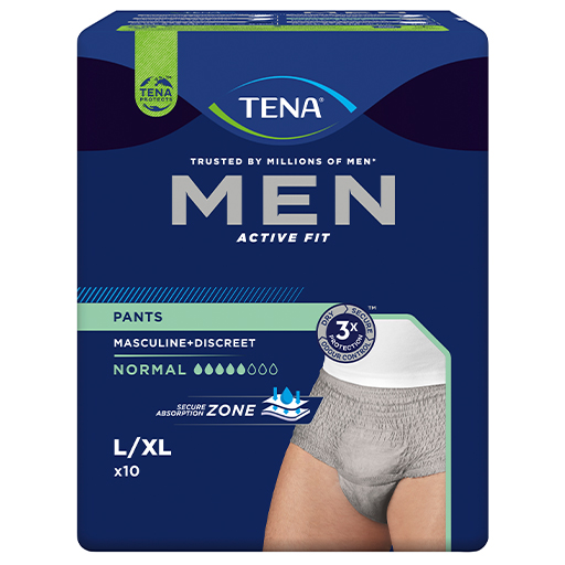 TENA MEN Act.Fit Inkontinenz Pants Norm.L/XL grau  10 St