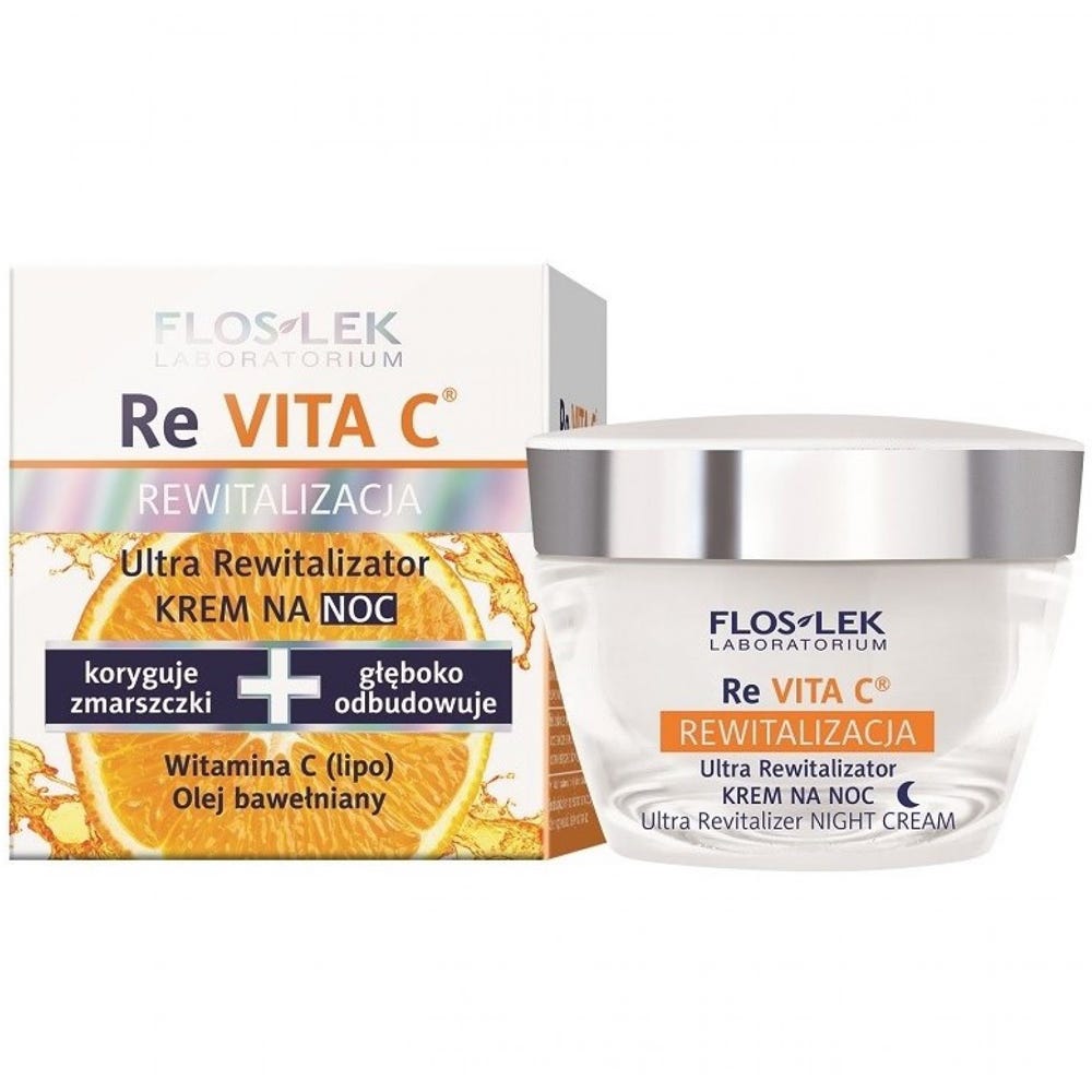FLOSLEK ReVITA C Ultra regenerator night cream 40+ 50 ml
