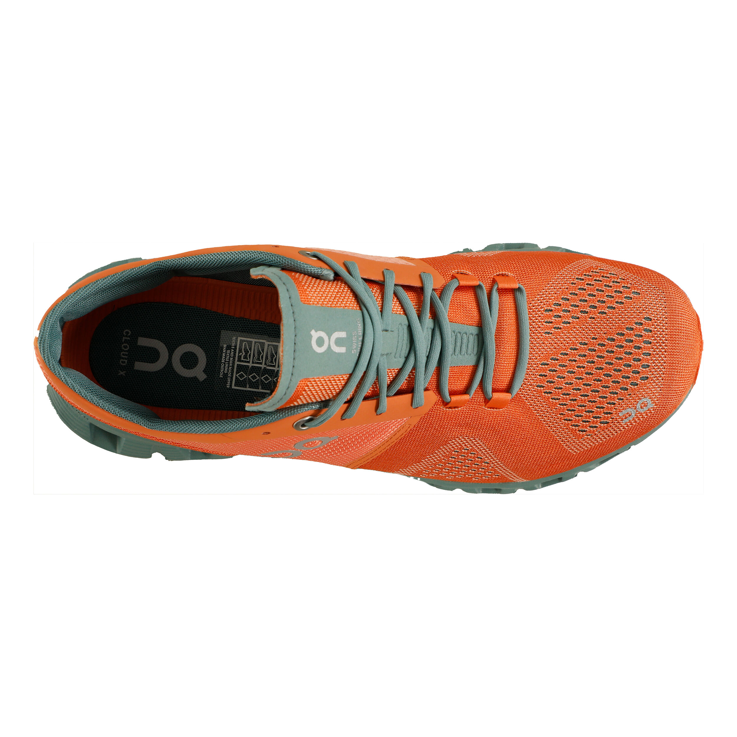 Cloud X Neutralschuh Herren - Orange, Grün