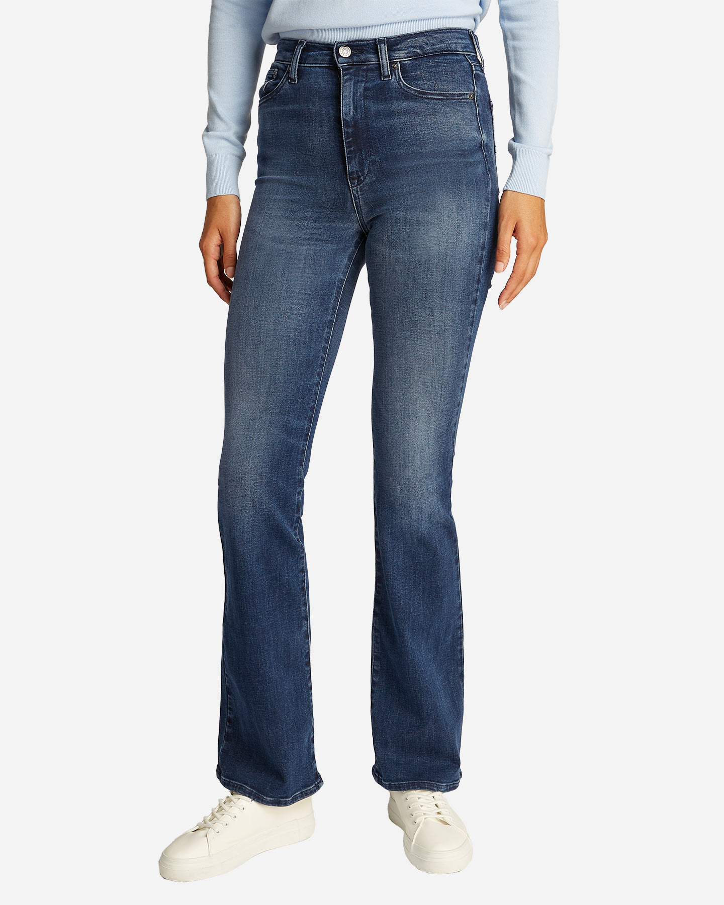 Jeansy Tommy Hilfiger Sylvia High Flare L32 W DW0DW19756-1BZ