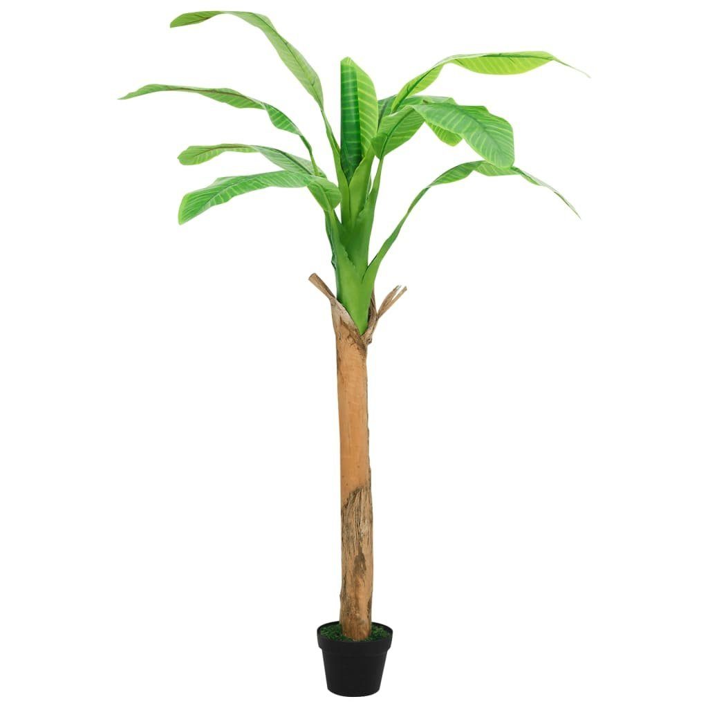Kunstrasen Künstlicher Bananenbaum mit Topf 180 cm Grün, vidaXL, Höhe: 180 mm