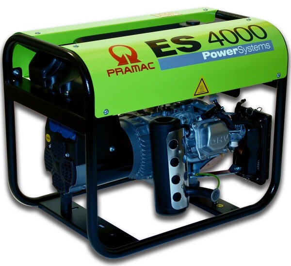 Generador de gasolina profesional Pramac PE292SH1000 ES4000 con motor Honda, 2900 vatios, 230 V.