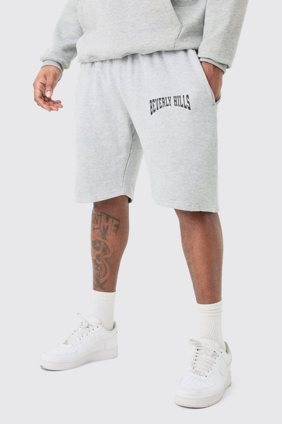 Plus lockere Jersey-Shorts