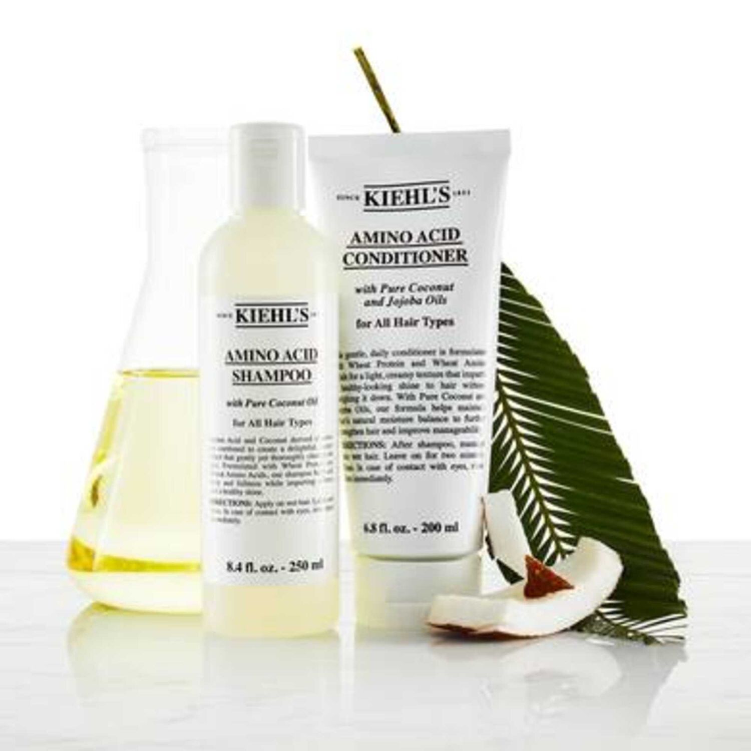 kiehl's Armino Acid Shampoo Shampooing à l'Huile de Noix de Coco - Cheveux Normaux