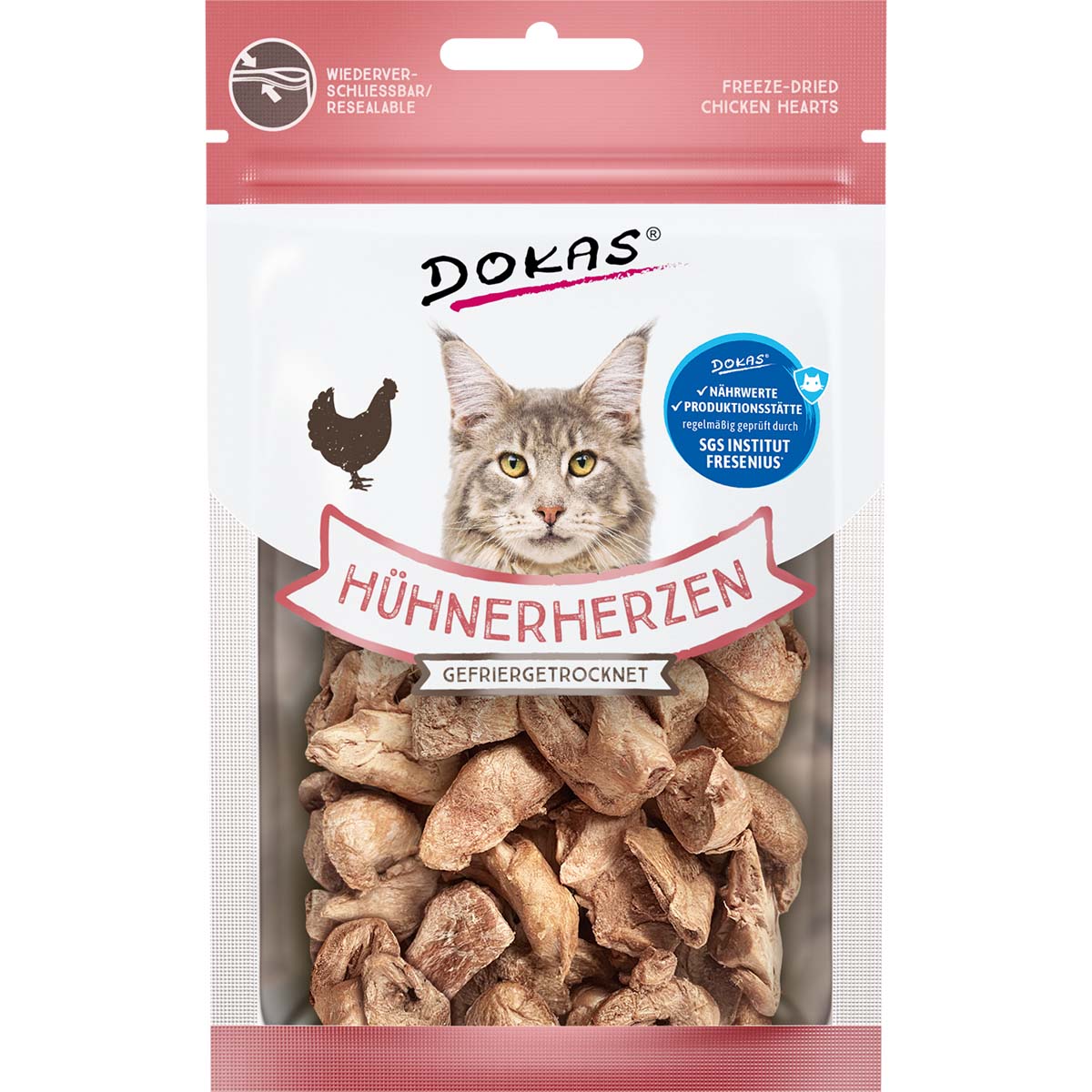 Dokas Hühnerherzen gefriergetrocknet günstig kaufen
