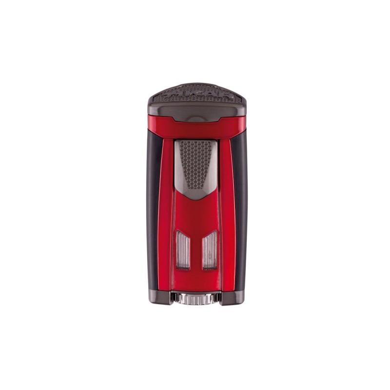 Feuerzeug Jetflamme Xikar, HP3 inline triple Daytona Red