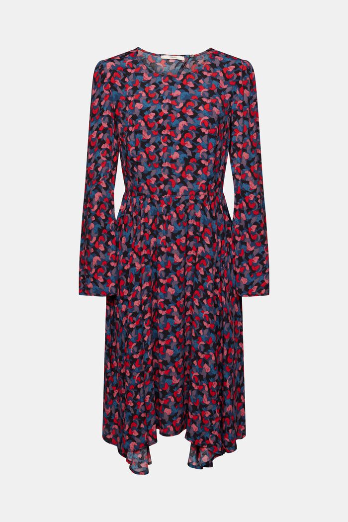 Midikleid mit Allover-Print